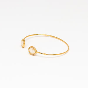Tai Jewelry - Double Moonstone Open Cuff