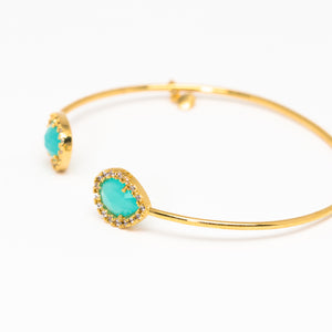 Tai Jewelry - Double Mint Open Cuff