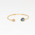 Tai Jewelry - Single Disc Blue Cuff