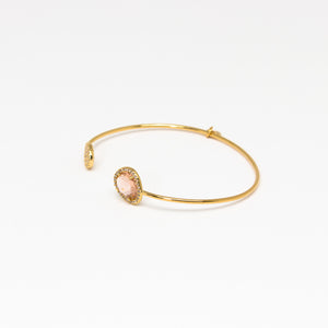 Tai Jewelry - Single Disc Peach Cuff