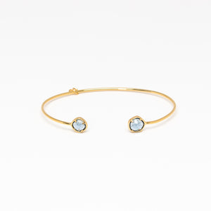 Tai Jewelry - Medium Blue Open Cuff