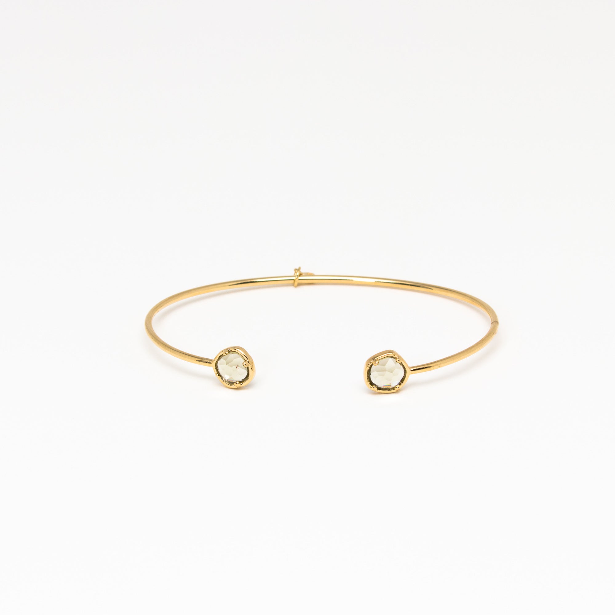 Tai Jewelry - Medium Olive Open Cuff
