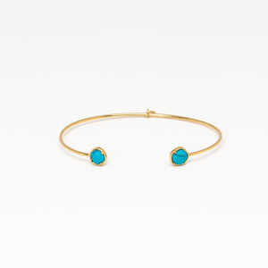 Tai Jewelry - Medium Turquoise Open Cuff
