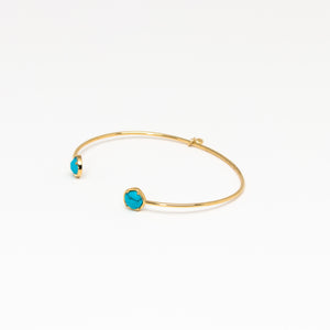 Tai Jewelry - Medium Turquoise Open Cuff