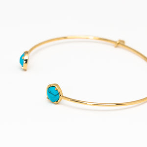 Tai Jewelry - Medium Turquoise Open Cuff