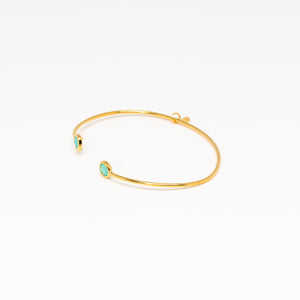 Tai Jewelry - Tiny Mint Open Cuff