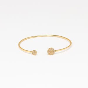 NSC - Clear CZ Cuff Bracelet