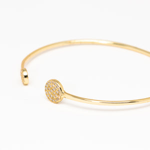 NSC - Clear CZ Cuff Bracelet