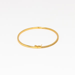 NSC - Micro Pave Cuff in Gold