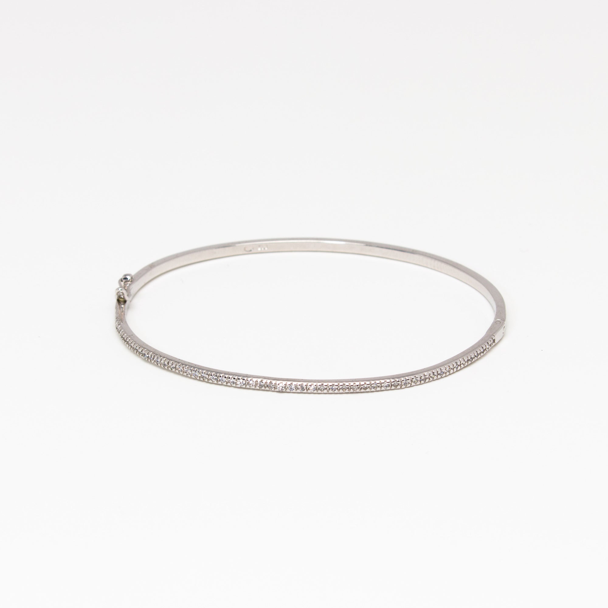 NSC - Micro Pave Cuff in silver