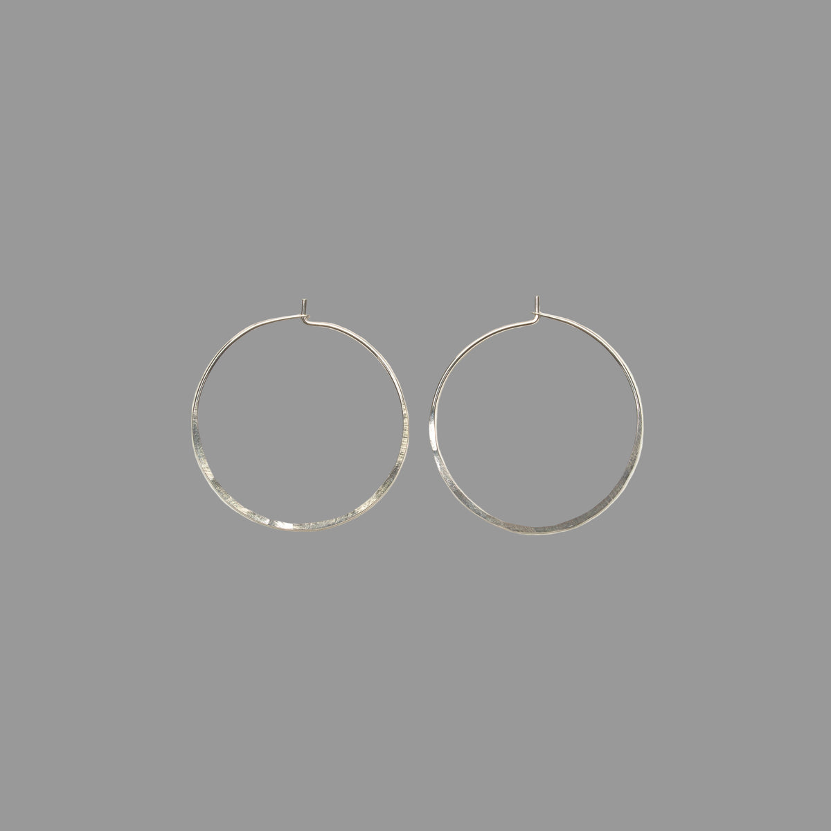 Large Hammered Hoops