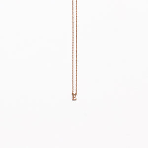 NFC - Mini Initial E Necklace