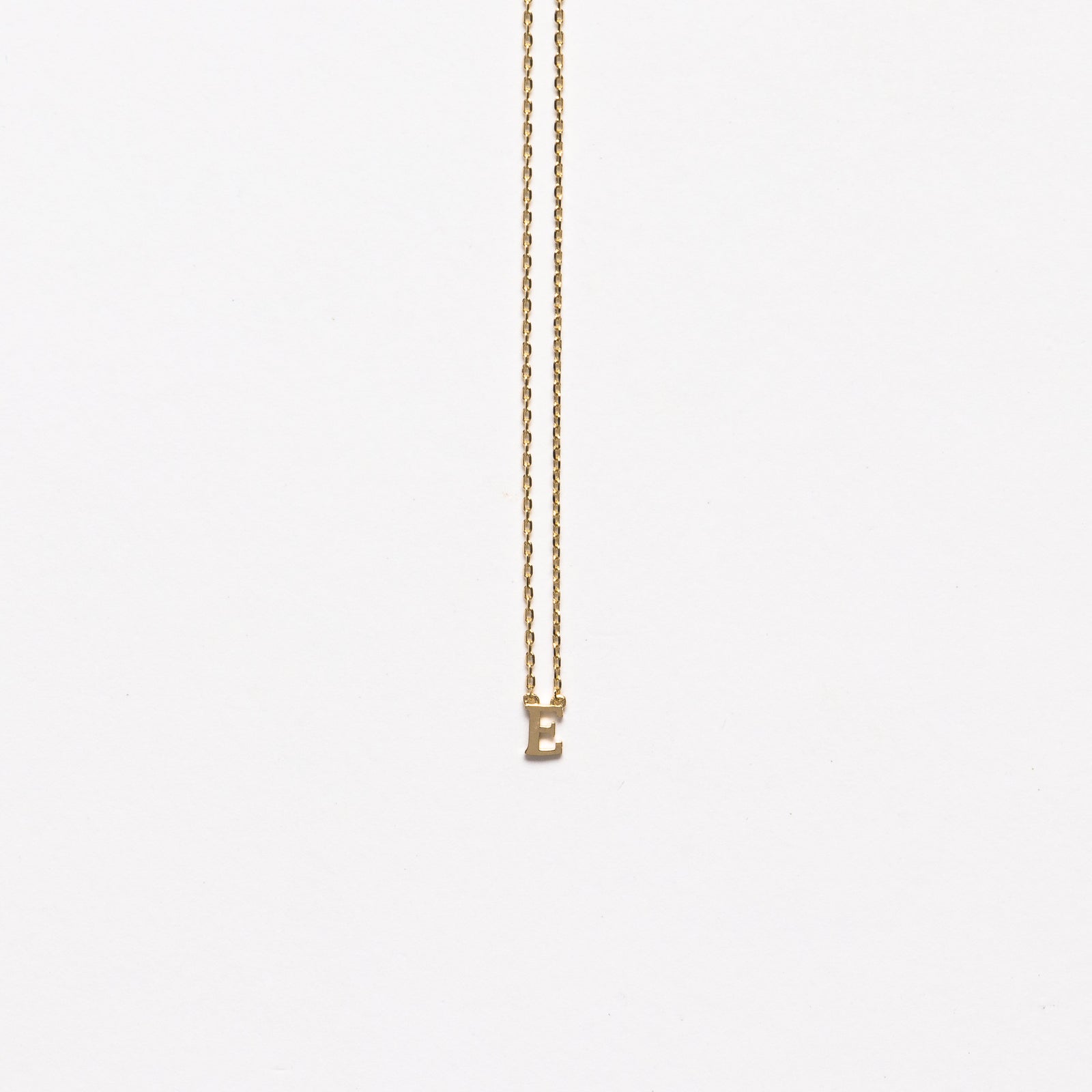 NFC - Mini Initial E Necklace
