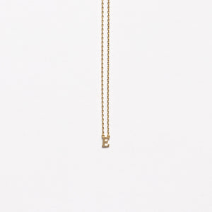 NFC - Mini Initial E Necklace