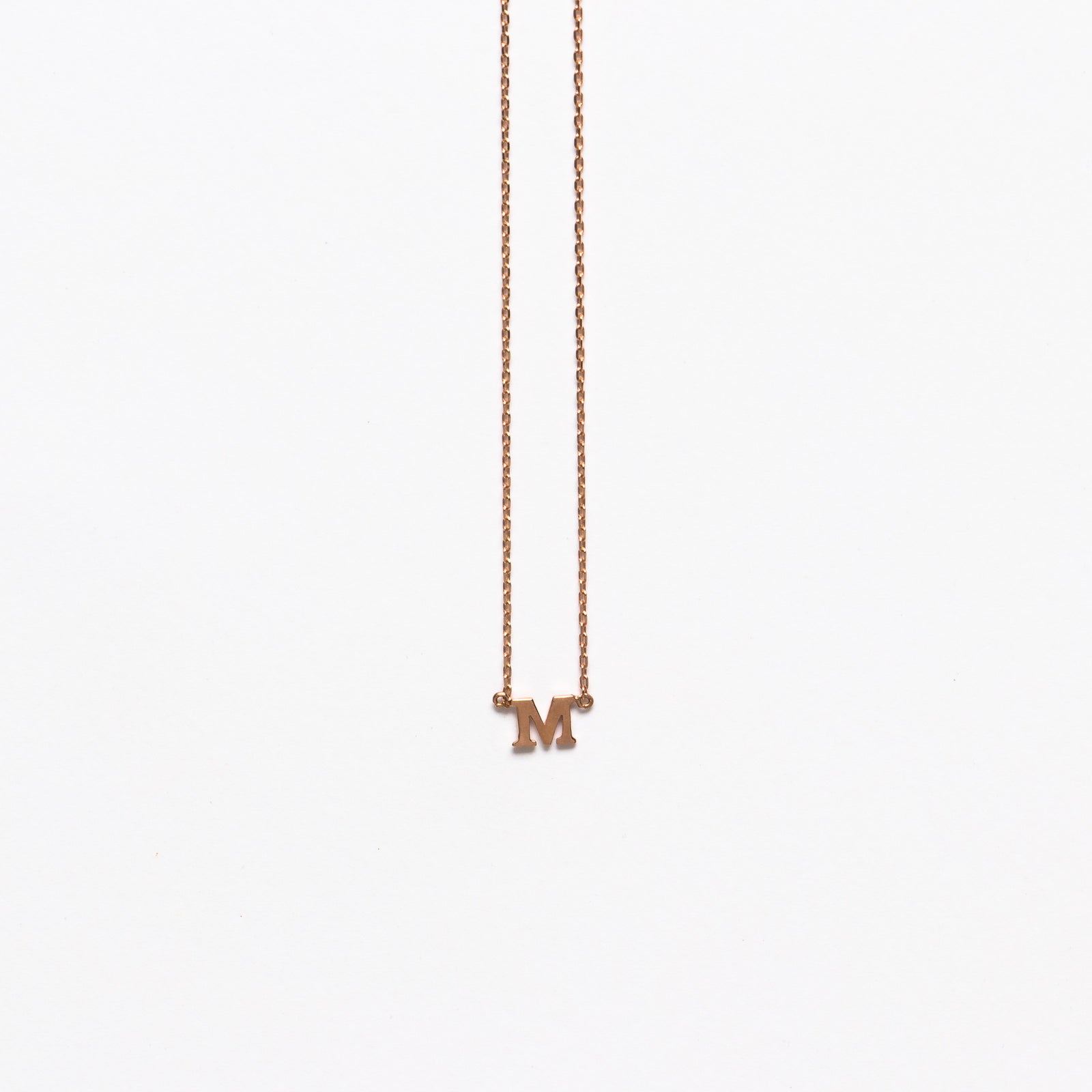 NFC - Mini Initial M Necklace
