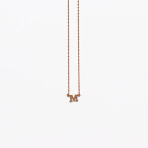 NFC - Mini Initial M Necklace