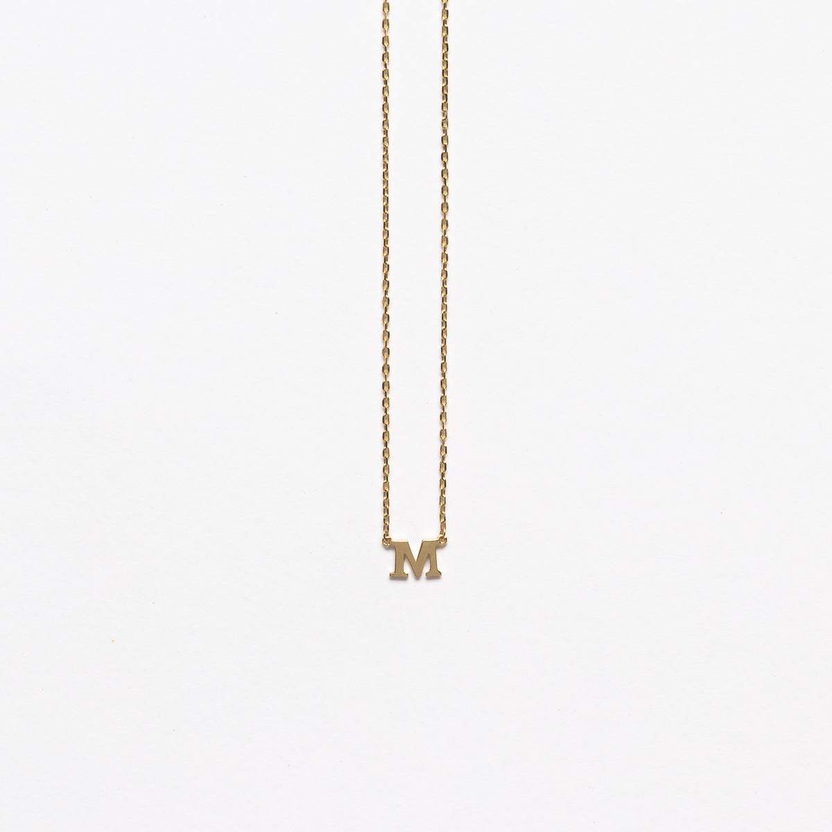 NFC - Mini Initial M Necklace