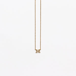 NFC - Mini Initial M Necklace
