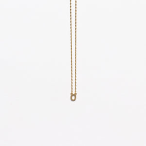 NFC - Mini Initial O Necklace