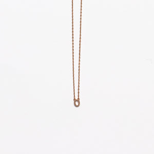 NFC - Mini Initial O Necklace