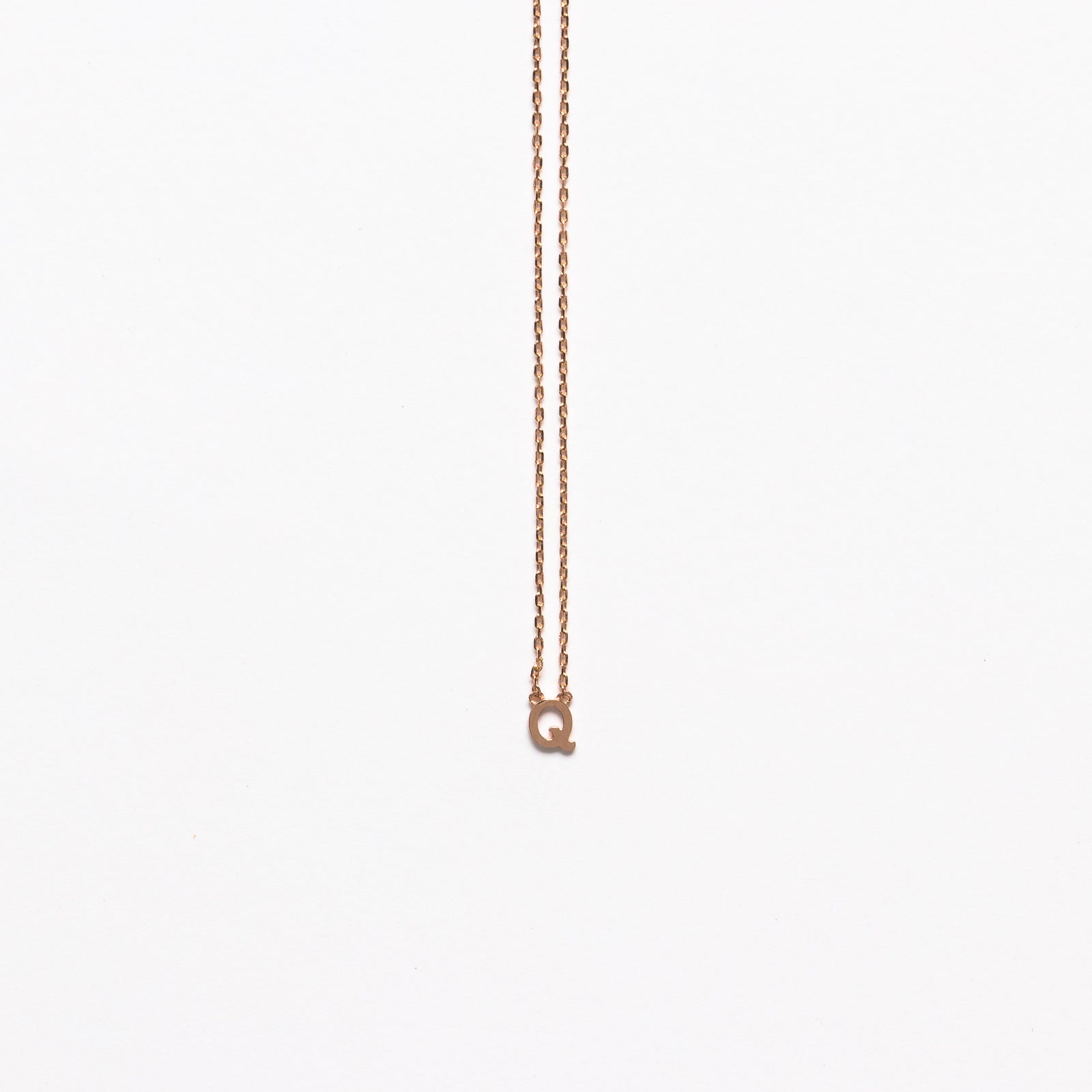 NFC - Mini Initial Q Necklace