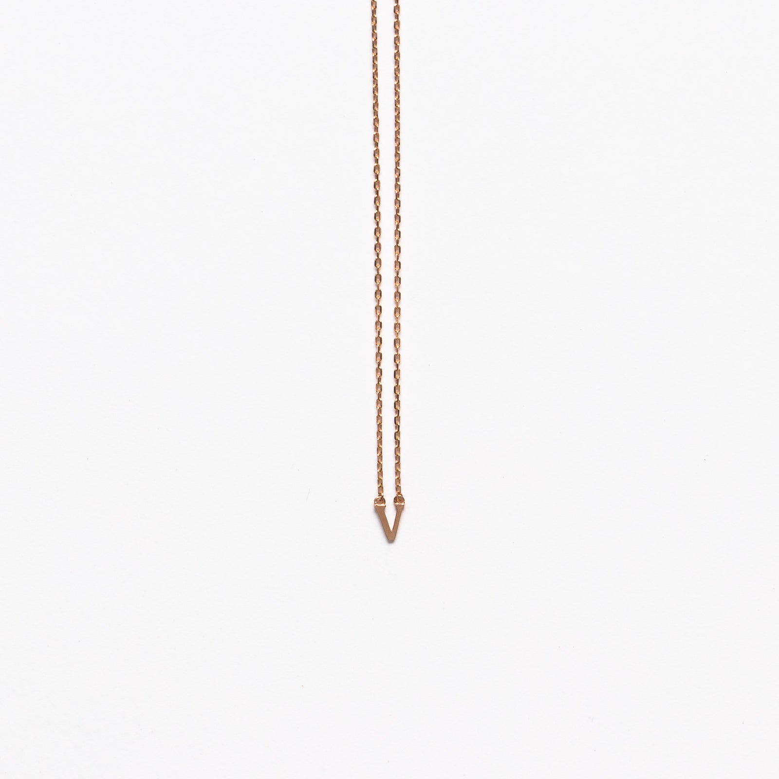NFC - Mini Initial V Necklace