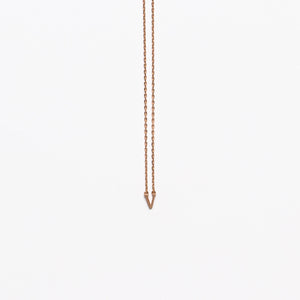 NFC - Mini Initial V Necklace