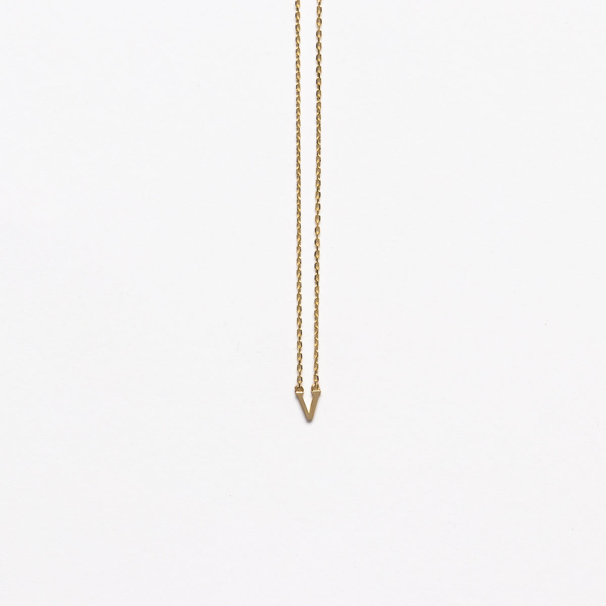 NFC - Mini Initial V Necklace
