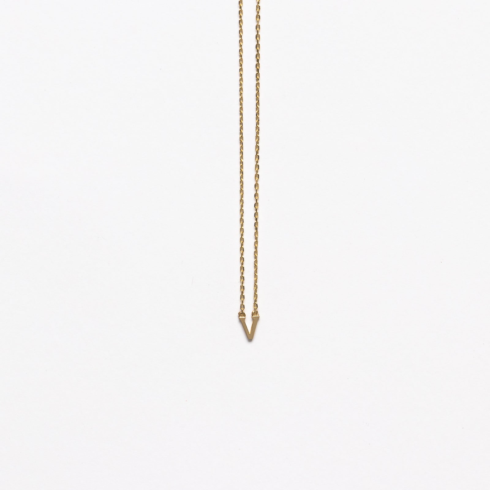 NFC - Mini Initial V Necklace