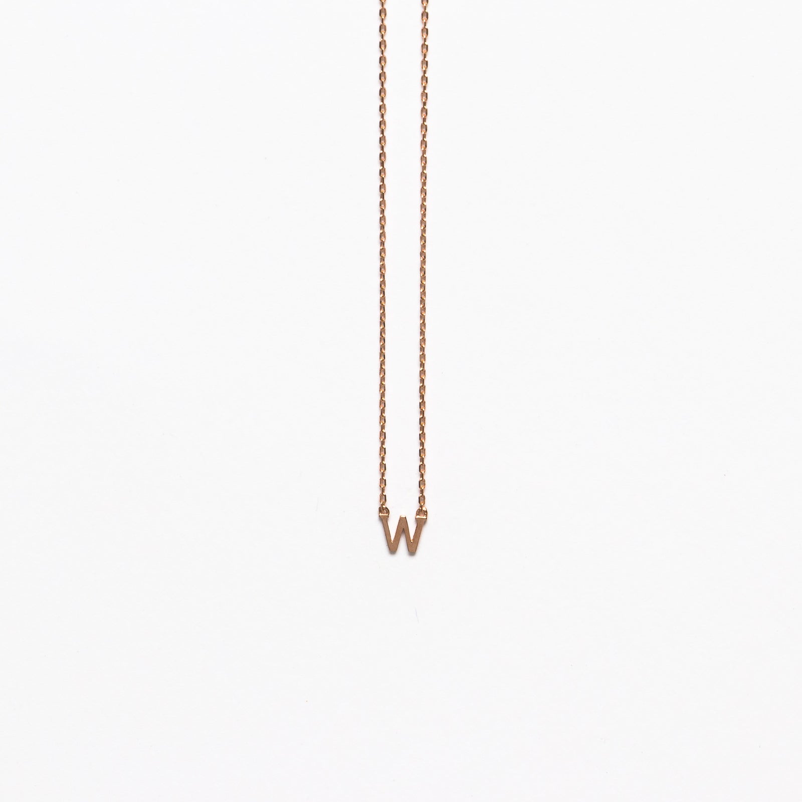 NFC - Mini Initial W Necklace