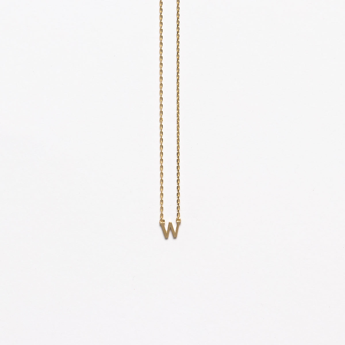 NFC - Mini Initial W Necklace