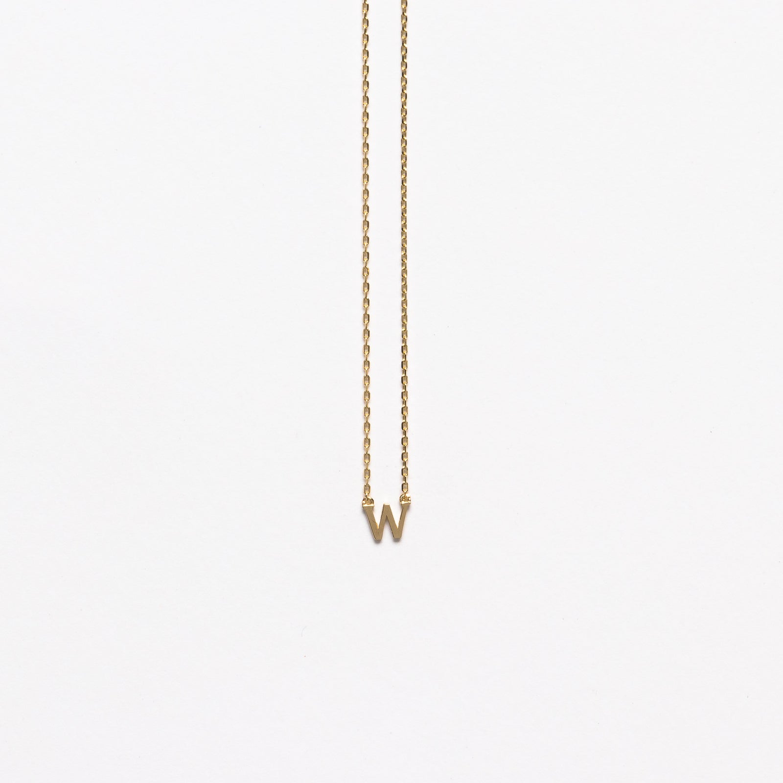 NFC - Mini Initial W Necklace