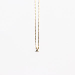 NFC - Mini Initial X Necklace