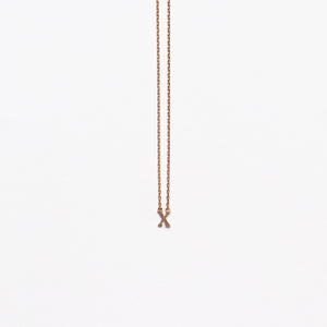 NFC - Mini Initial X Necklace