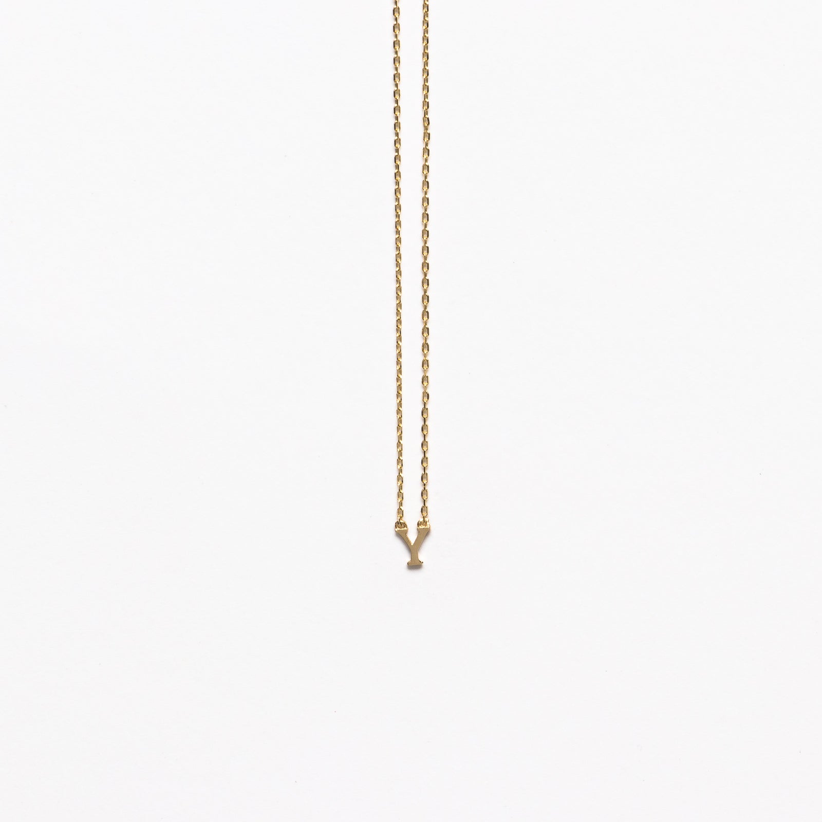 NFC - Mini Initial Y Necklace