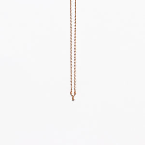 NFC - Mini Initial Y Necklace