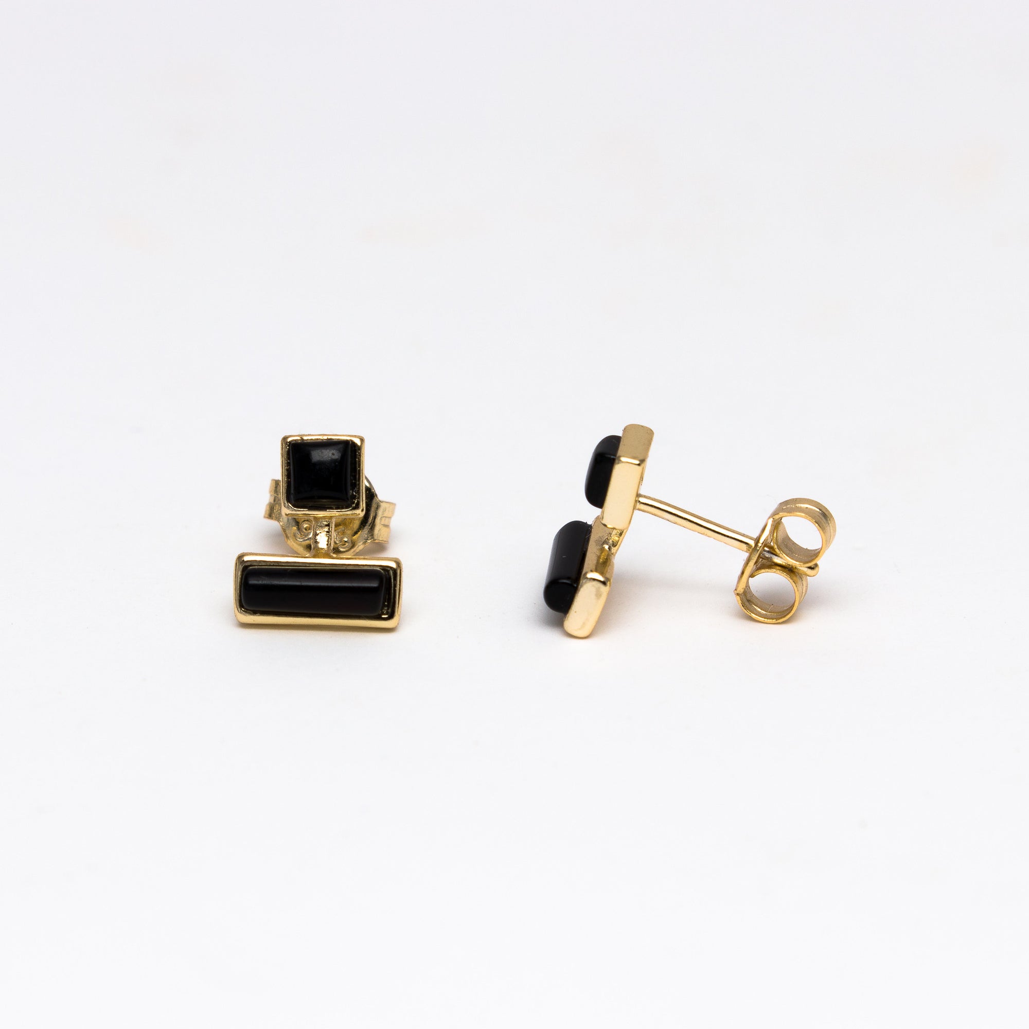 NSC - Black Onyx Stud Earrings