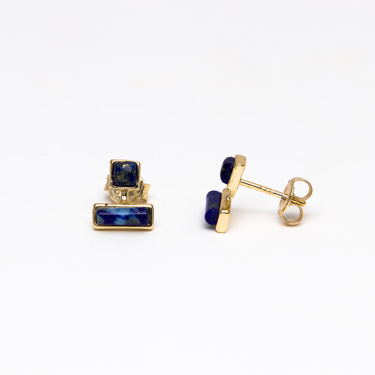 Lapis Stud Earrings