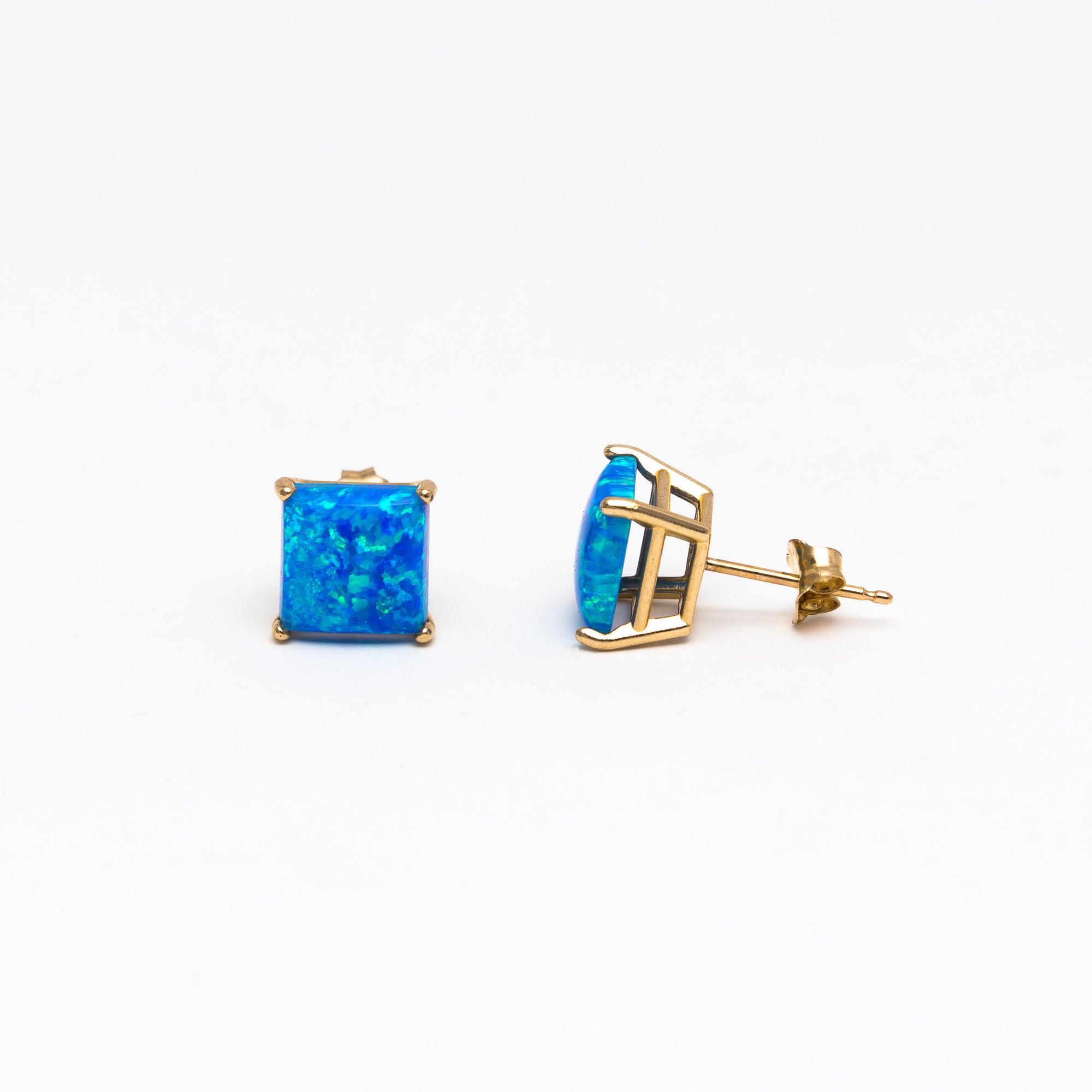 NFC - Large Opal stud earrings