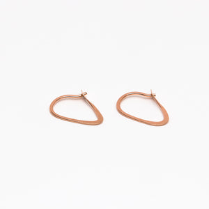 Melissa Joy Manning - Small leaf hoops