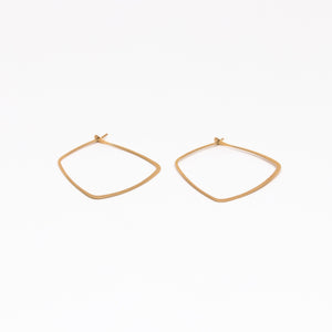 Melissa Joy Manning - Trapezoid hoop earrings