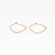 Melissa Joy Manning - Trapezoid hoop earrings