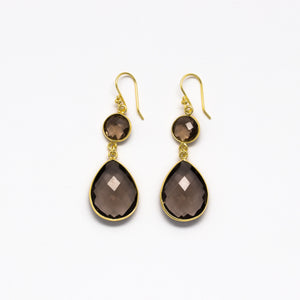 Lhamo - Double drop earrings