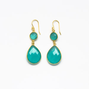 Lhamo - Double drop earrings