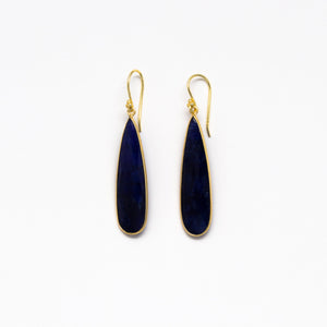 Lhamo - Large teardrop earrings