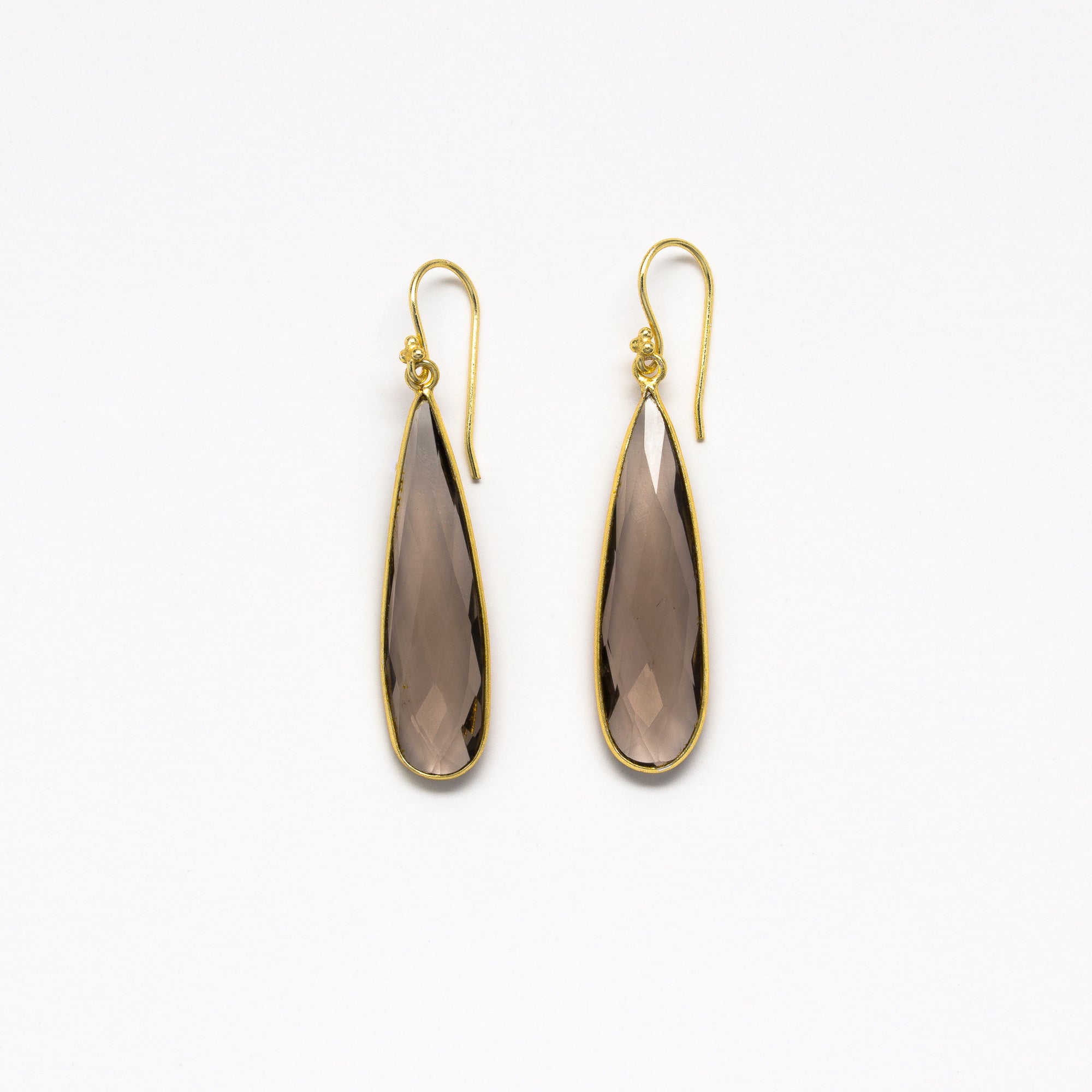Lhamo - Large teardrop earrings