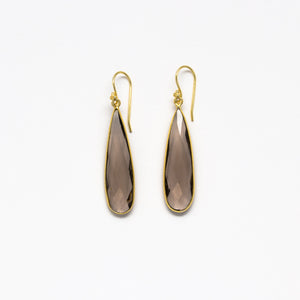 Lhamo - Large teardrop earrings