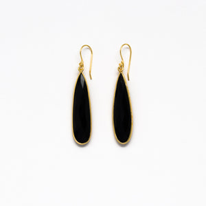 Lhamo - Large teardrop earrings