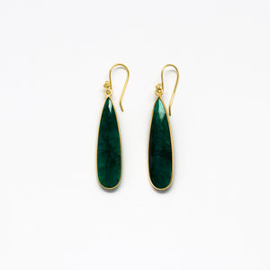 Lhamo - Large teardrop earrings