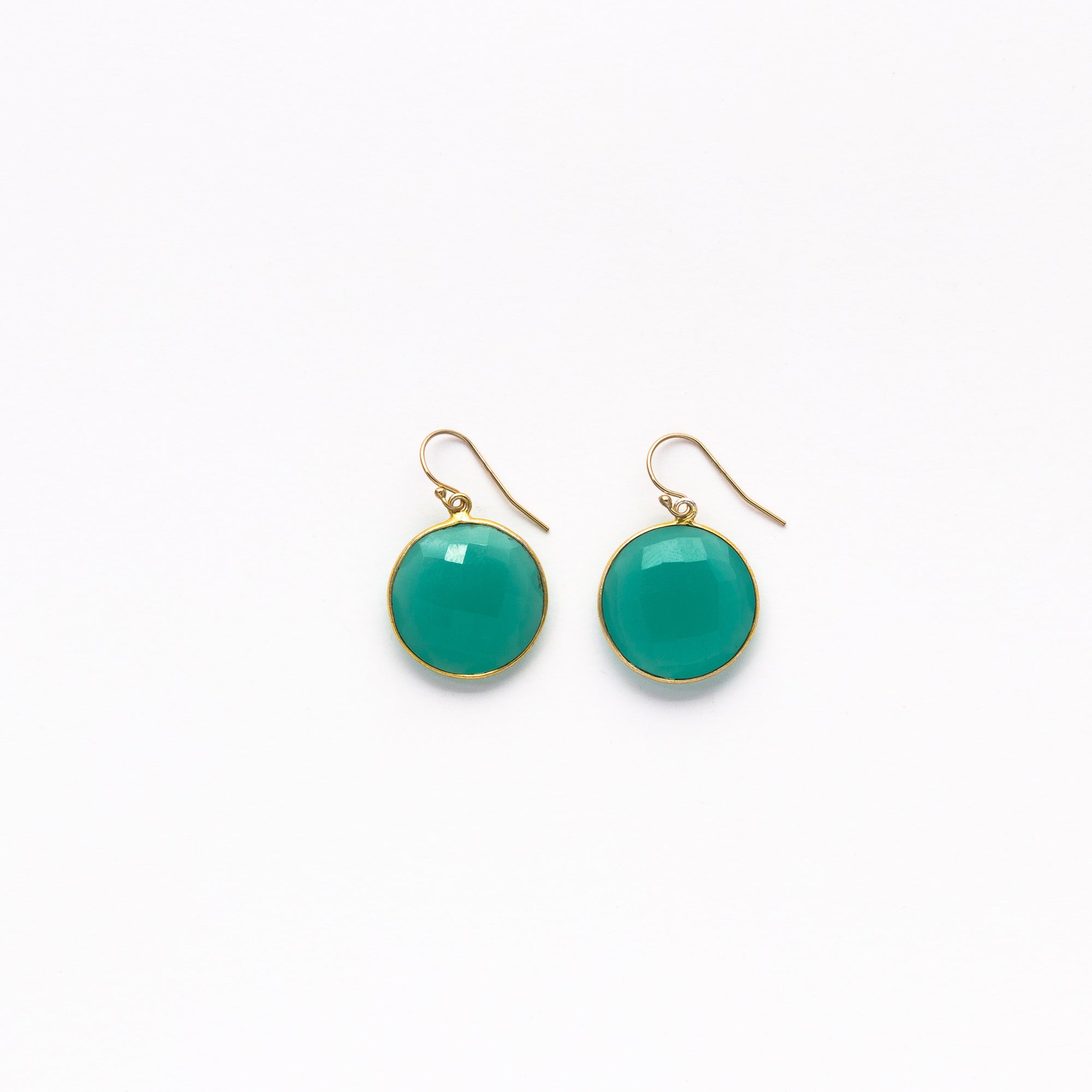 Lhamo - Round Drop Earrings